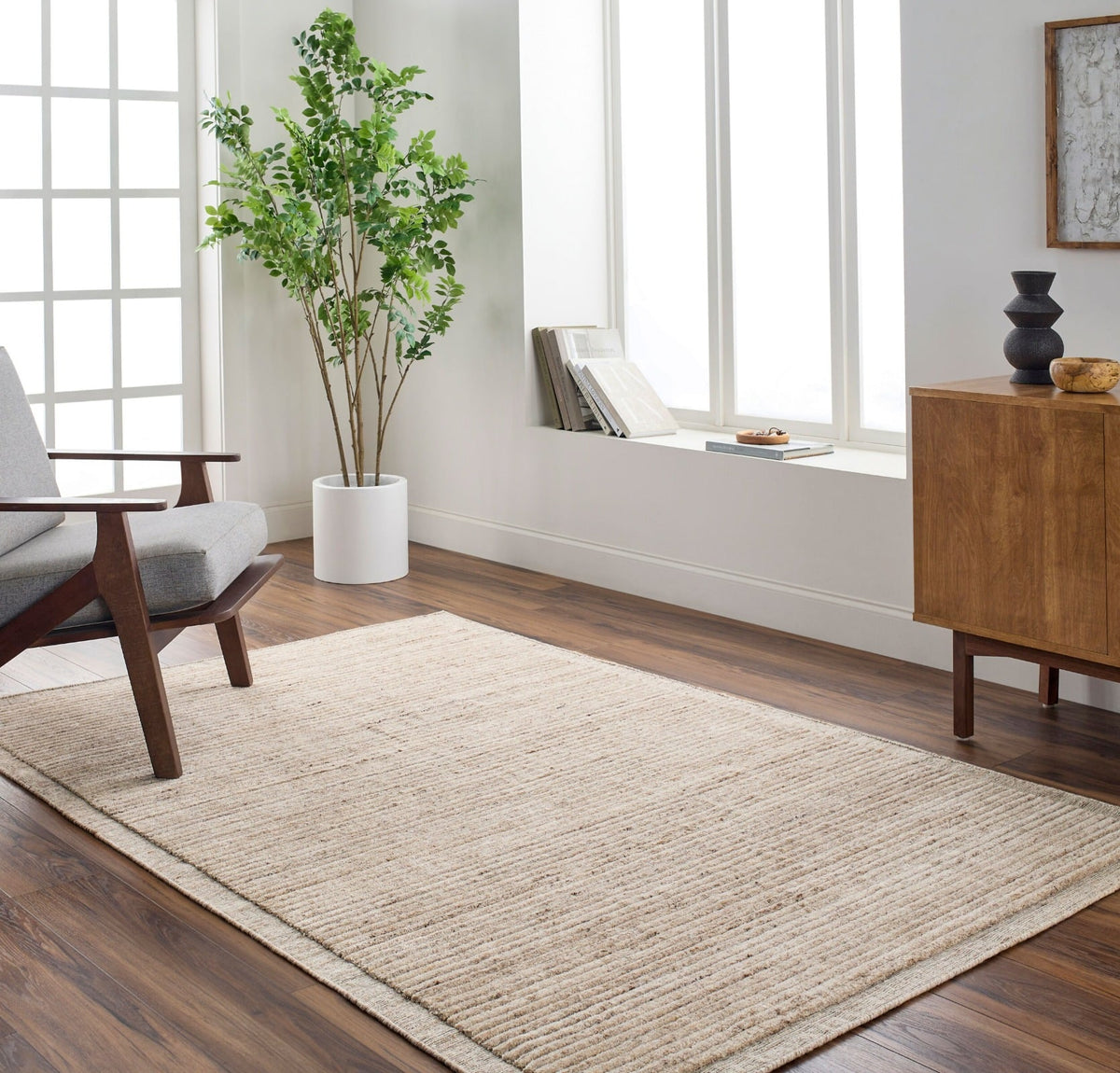 Yasmin Hand Knotted Rug - 274 x 183 cm