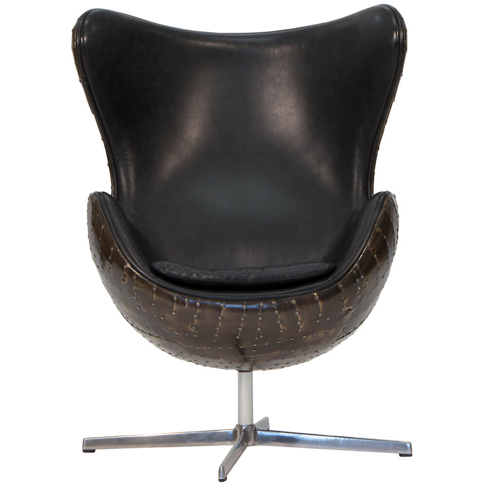 Keeler Desk Chair in Brass