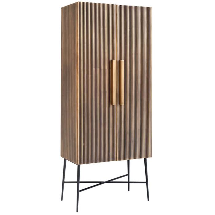 Richmond Ironville Tall Storage Cabinet with Doors | Pavilion Broadway