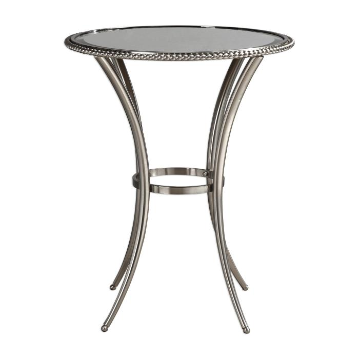 Sherise Beaded Metal Accent Table | Pavilion Broadway