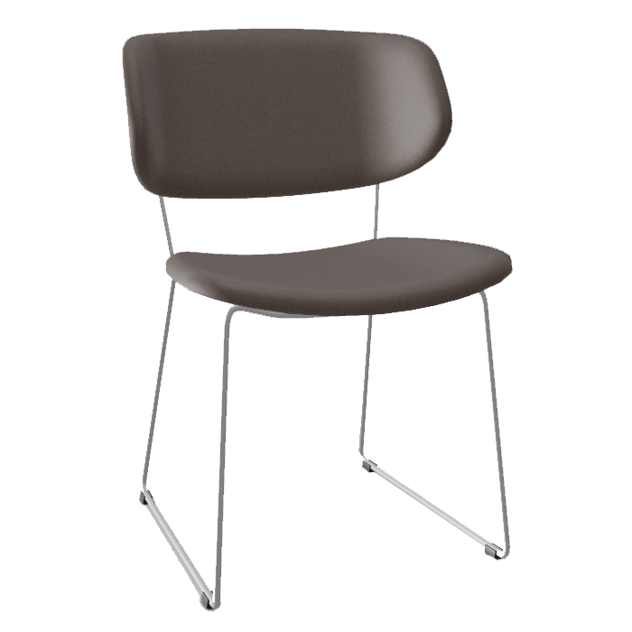 Calligaris Dining Chair Claire in Faux Leather | Pavilion Broadway