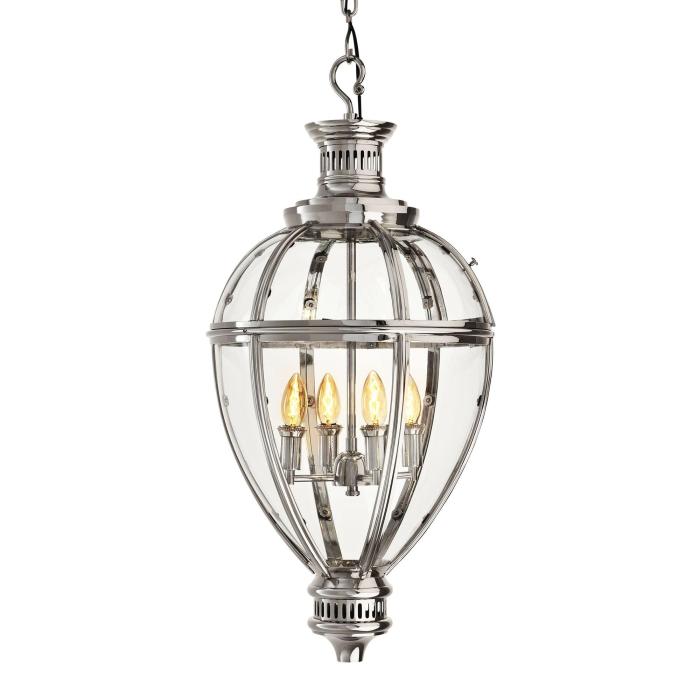 Eichholtz Arcadia Nickel Lantern Pendant Light | Pavilion Broadway