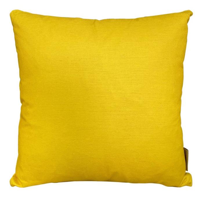 Bramblecrest Plain Lemon Outdoor Scatter Cushion | Pavilion Broadway