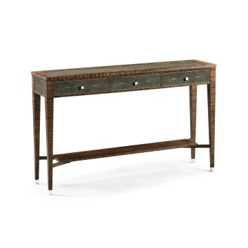 Console Table with Drawers Shagreen