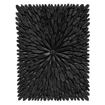  Bahama Black Wood Wall Decor