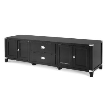 Military TV Cabinet in Black