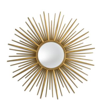 Helios Convex Mirror in Gold