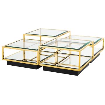 Tortona Nesting Coffee Table - Gold