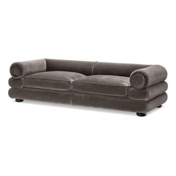 Sofa Coachella in Grey Velvet