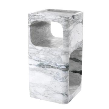 Side Table Adler white marble