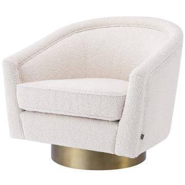 Eichholtz Swivel Chair Catene bouclé cream