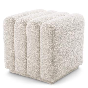 Bente Stool in Boucle Cream