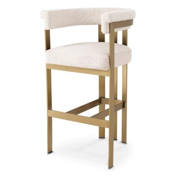 Bar Stool Clubhouse Boucle Cream 