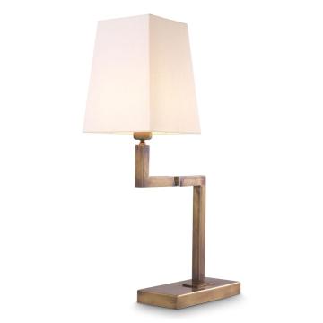 Cambell Swing Arm Table Lamp in Brass