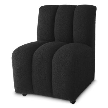 Kelly Dining Chair in Black Boucle