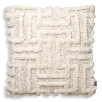 Wool Cushion Amphion in Ivory - Large 