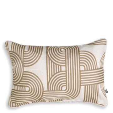 Cushion Abaças Beige & White