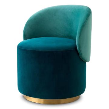 Low Dining Chair Greer Savona Sea Green Velvet