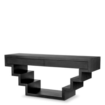 Console Table Rialto in Charcoal Grey Oak Veneer