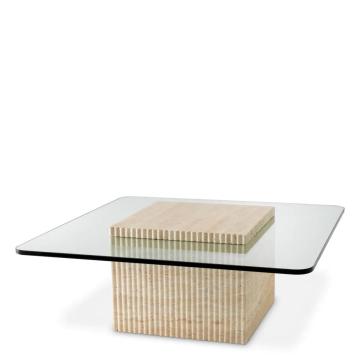 Coffee Table Brindisi in Travertine