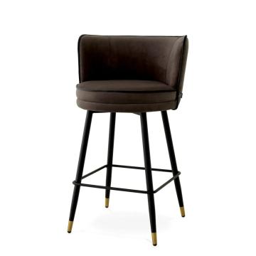 Counter Stool Grenada in Savona Grey Velvet