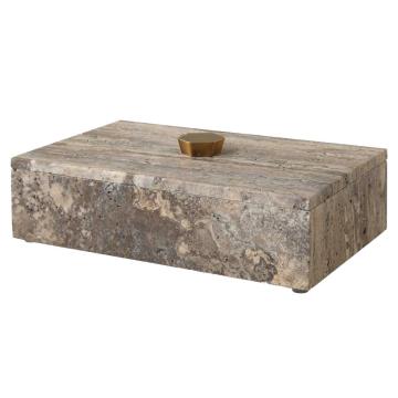 Griseus Travertine Stone Box