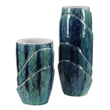 Tranquil Duo, Vases Set of 2