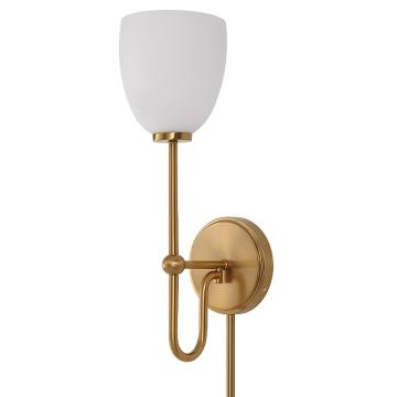  Trophy 1 Light Brass Wall Light