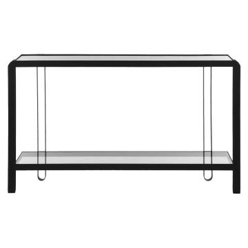 Shadow Black Iron Console Table