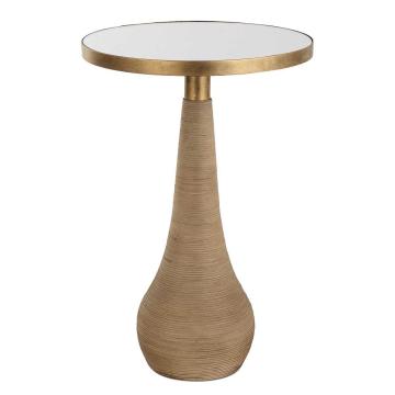 Terra Brass Accent Table