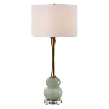 Sanctuary Green Gray Table Lamp