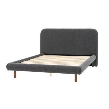 Chloe 4'6 Double Bedstead Charcoal