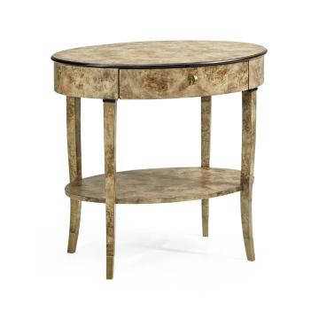 Hamilton Oval Bedside Table