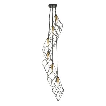 Paxton 6-Light Pendant Light Metalic Gold