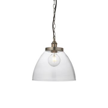 Damsen Grand 1 Pendant Light Brushed Silver