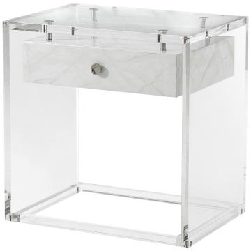 Generation Side Table in Faux Carrara