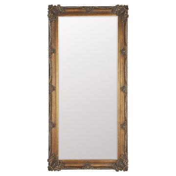 Baines Large Baroque Floor Mirror - Gold