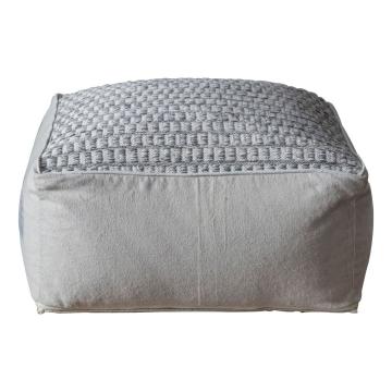 Artemis Grey Pouffe