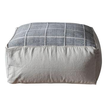 Caroline Grey Pouffe