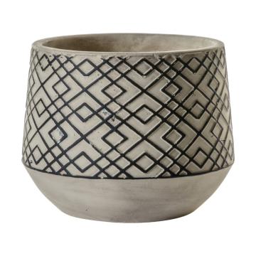 Miracle Black Patterned Pot