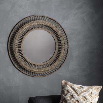 Zeus Round Wall Mirror