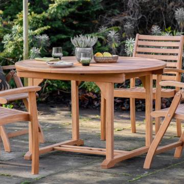 Mauritius Outdoor Extending Dining Table 120-180cm