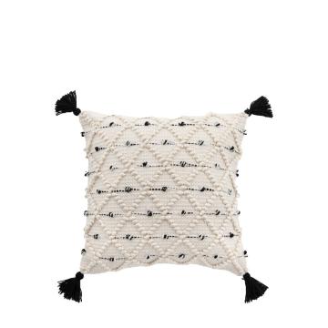 Tromie Natural and Black Cushion 45x45cm