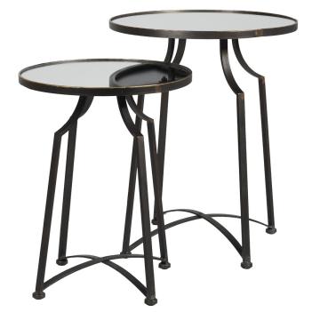 Ashchurch Mirror Top Nesting Side Tables