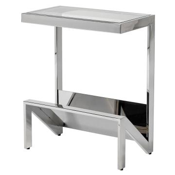 Zina Side Table with Magazine Holder