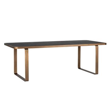 Hunter Dining Table with Gold Legs