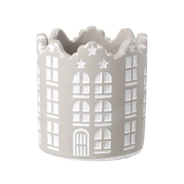 Dutch House Planter Cement H10cm