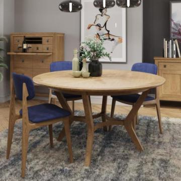 Clearance Carlton Furniture Gibson Extending Round Dining Table