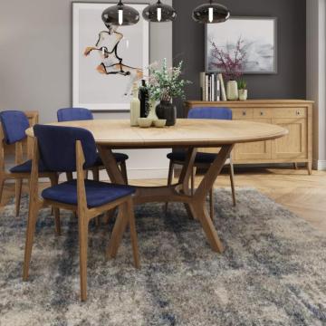Gibson Extending Round Dining Table