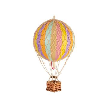 Floating The Skies Small Hot Air Balloon Rainbow Pastel